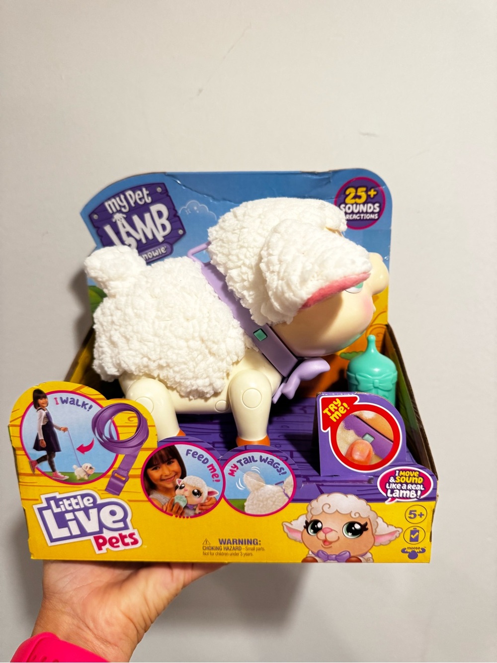 Little live pets My Pet Lamb Interactive White Lamb Toy